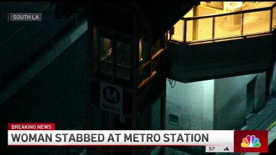 Woman stabbed at South LA Metro station
