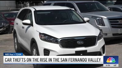 Car thefts on the rise in the San Fernando Valley