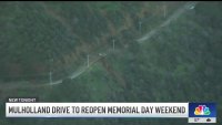 Mulholland drive to reopen Memorial Day weekend