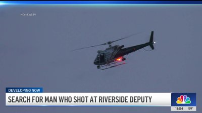 Shooter sought after opening fire on Riverside County deputy