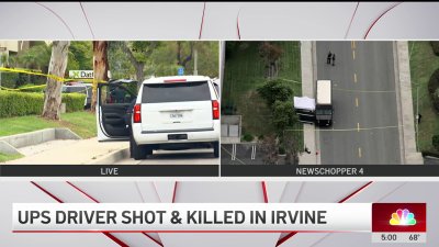 UPS driver shot and killed in work truck in Irvine