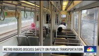 Metro riders discuss safety on public transportation