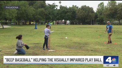 ‘Beep baseball' helps visually impaired athletes play America's favorite past time