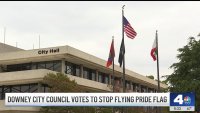 Downey city council votes to stop flying pride flag