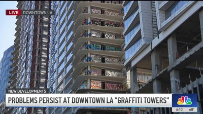 Problems persist at downtown LA's ‘Graffiti Towers'