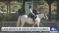 LA28 invests in youth sports clinics, like adaptive horseback riding in Chatsworth