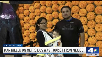 Man killed on Metro bus was tourist from Mexico