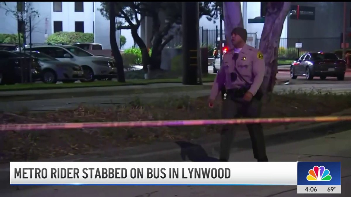 Metro rider stabbed on bus in Lynwood NBC Los Angeles