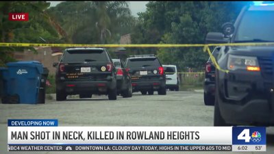 Man shot and killed in Rowland Heights