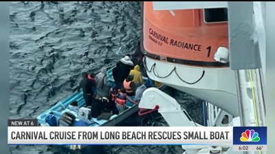 Carnival cruise from Long Beach rescues boaters