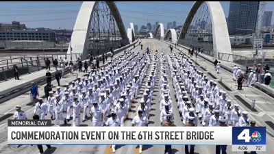 Commemoration event on the 6th Street Bridge