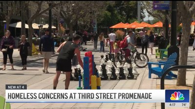 Homeless concerns at Third Street Promenade in Santa Monica