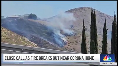 Brush fire in Corona: Warning sign ahead of upcoming fire season