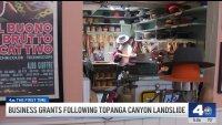 Business grants following Topanga Canyon landslide