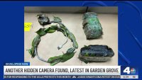 Hidden camera found outside Garden Grove home