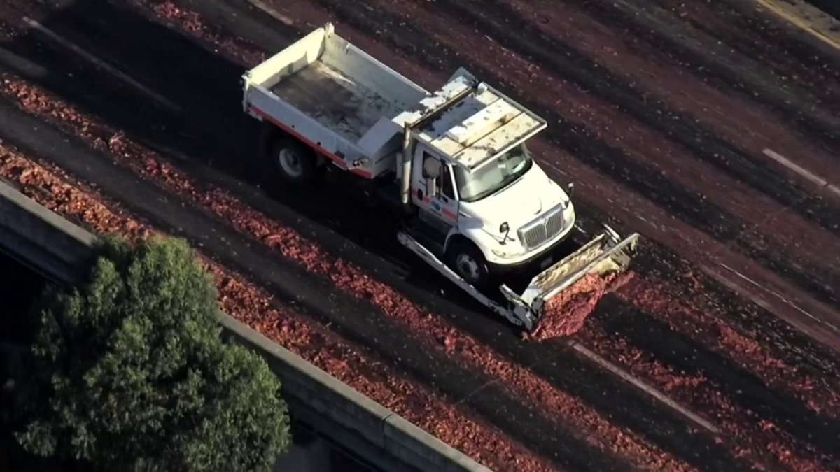 Meat spill sparks traffic delays on I880 NBC Los Angeles