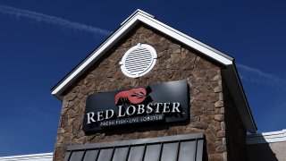 ROHNERT PARK, CALIFORNIA – APRIL 17: A sign is posted on the exterior of a Red Lobster restaurant on April 17, 2024 in Rohnert Park, California. Red Lobster is considering filing for Chapter 11 bankruptcy to address rising labor costs and in hopes of renegotiating property leases and long-term contracts. (Photo by Justin Sullivan/Getty Images)