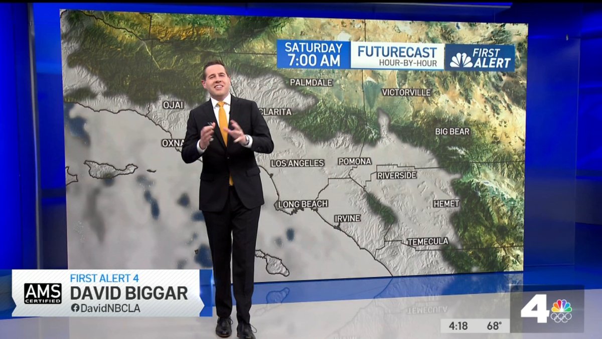 First Alert Forecast: Mostly Cloudy Saturday – NBC Los Angeles