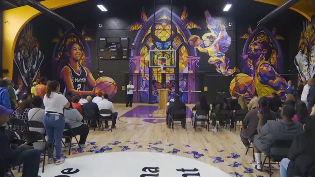 Watts gym renovated with help from Vanessa Bryant and the Lakers NBC
