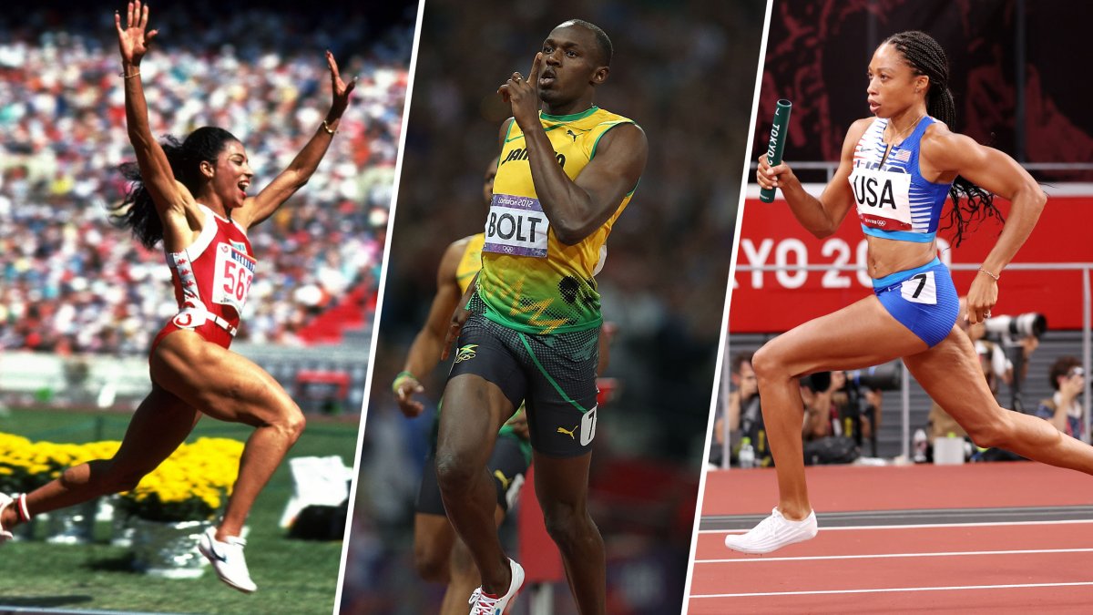 Track and field Olympic records Most medals, times to beat NBC Los