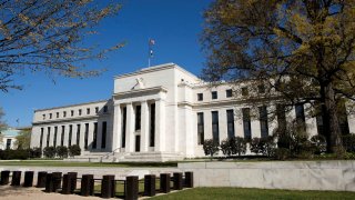 The Federal Reserve Building stands in Washington, D.C.