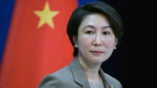 China’s Foreign Ministry spokeswoman Mao Ning attends a press conference at the Ministry of Foreign Affairs in Beijing on January 15, 2024.