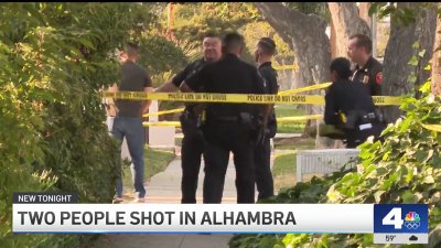 2 people shot in Alhambra