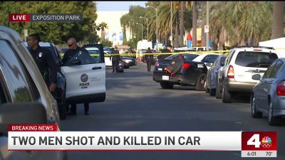 Deadly double shooting in Exposition Park
