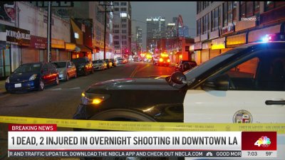 1 dead, 2 injured in downtown LA shooting