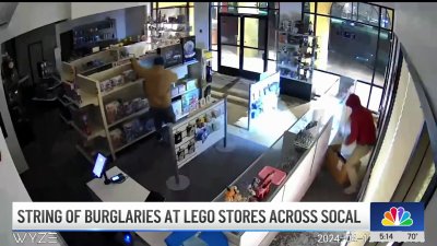 Several Lego stores across Southern California struck by burglars