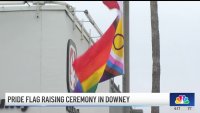 Pride Flag flown in Downey in protest to city council's decision