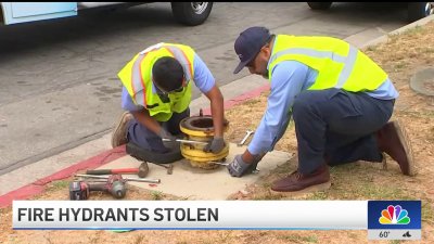 Fire hydrants stolen in LA County