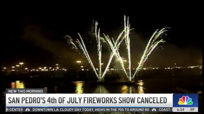 San Pedro July 4 fireworks show canceled