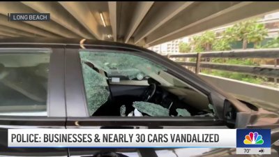 Nearly 30 cars vandalized in Long Beach