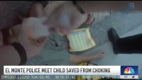 El Monte police meet child they saved from choking