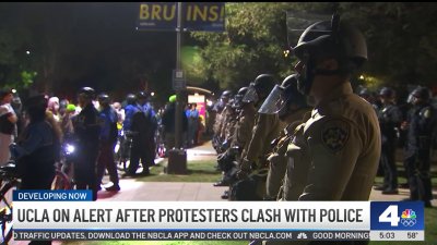 Police arrest about 25 pro-Palestine protesters at UCLA