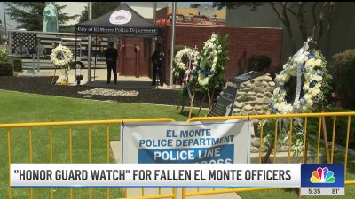 El Monte hosts ‘Honor Guard Watch' for fallen officers