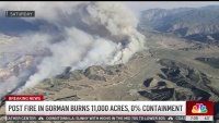 Post Fire in Gorman burns 11,000 acres