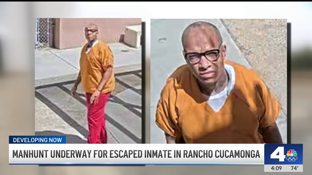 Manhunt underway for escaped inmate in Rancho Cucamonga – NBC Los Angeles