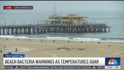 LA officials warn of beach bacteria as heat rises