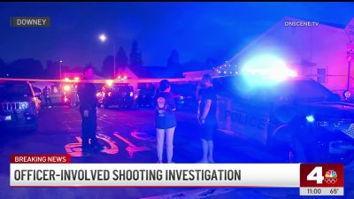 1 dead in officer-involved shooting in Downey