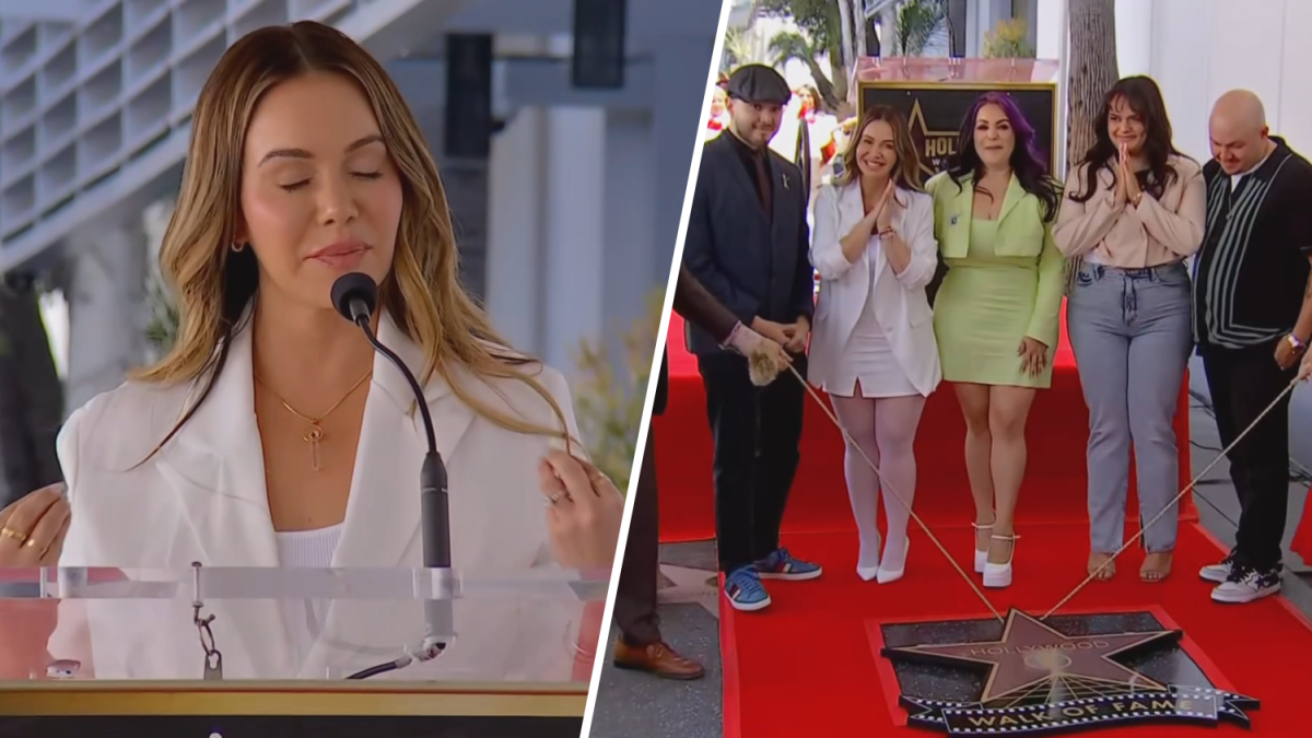 Jenni Rivera's daughter gets emotional as she receives Hollywood star posthumously – NBC Los Angeles