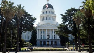 FILE: California state Capitol on Sunday, July 17, 2022 in Sacramento, CA. (Myung J. Chun / Los Angeles Times via Getty Images)