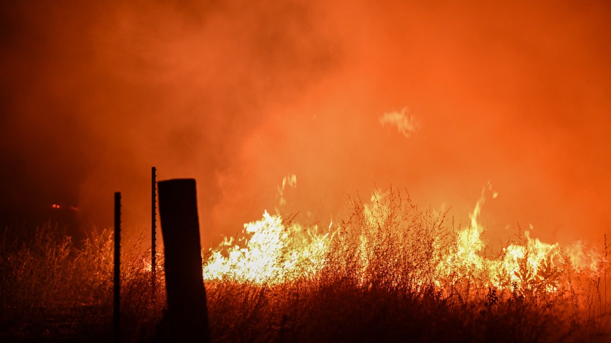 Wildfire in California forces evacuation and highway closures – NBC Los ...