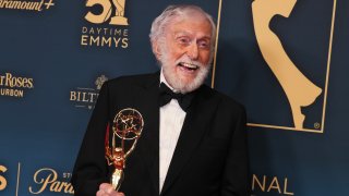 Dick Van Dyke, winner, poses at the 51st annual Daytime Emmys Awards