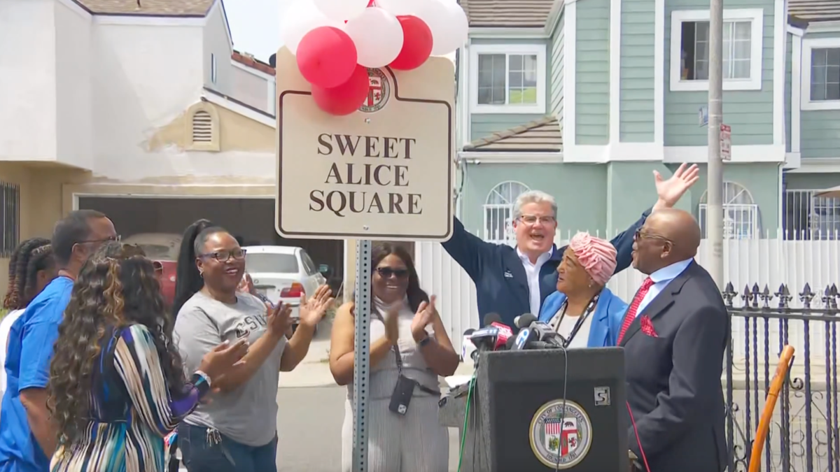 Newly named intersection “Sweet Alice Square” inn honor of activist ...