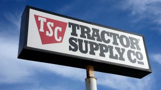 FILE - A Tractor Supply Company sign is pictured in Pittsburgh, Feb. 2, 2023.