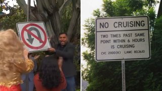 Silver Lake removes the No U-turn signs that previously targeted LGBTQ people.