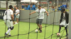 Blind soccer players in LA not letting vision get in their way of having fun