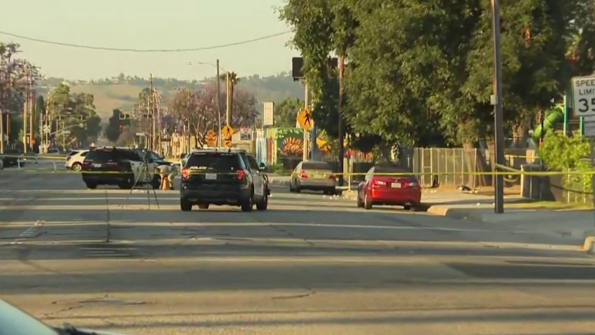 A man who was armed with a gun was killed late Tuesday June 26, 2024 in a police shooting in Pomona.